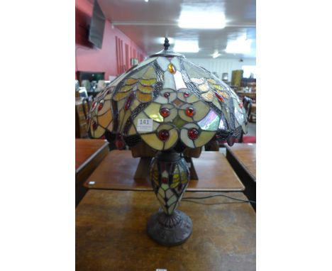 A Tiffany style table lamp