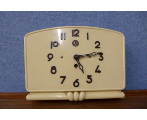 A vintage French SMI wall clock