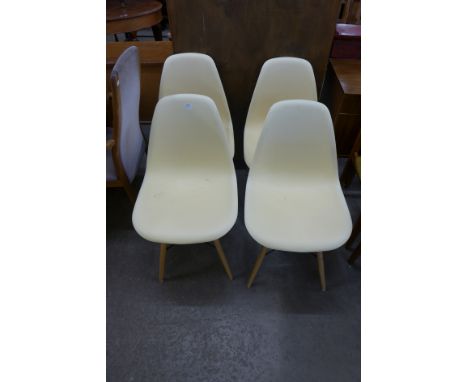 A set of four vintage style chairs
