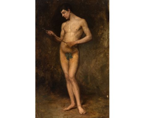 French school; second half of the 19th century."Male Academy".Oil on canvas.It has restorations.It conserves a period frame.M