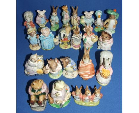 A Beswick Beatrix Potter figure, Tom Kitten & Butterfly, BP-3c, and 21 others, including Tabitha Twitchett and Miss Moppet, B