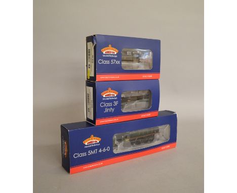 OO Guage. Three Bachmann Trains DCC ready which includes; 32-235 Class 3F Fowler Jinty 47673 BR Black Late Crest (weathered),
