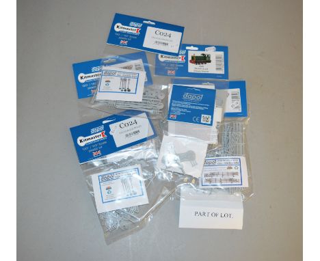 OO/HO Gauge, 29 x Dapol Kitmaster trackside accessories plastic model kits. Sealed, ex-shop stock.