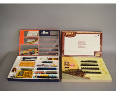 OO Gauge. Two boxed  Train sets including GMR Airfix 'Cornish Riviera LTD Patddington to Penzance C1934' and a  Lima Train Se