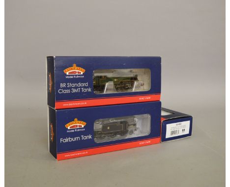 OO Guage Three Bachmann engines DCC ready which includes; 32-882 Fairburn 2-6-4 Tank 42062 BR Lined Black Late Crest, 32-875D