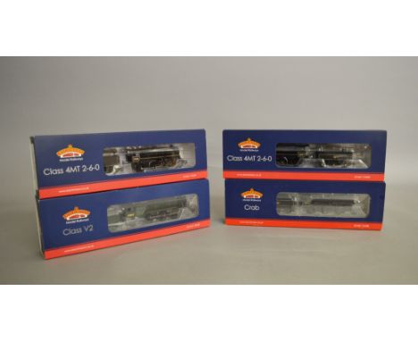 OO Guage Four Bachmann locomotives, which include; 32-180 Crab Class 42919 BR Lined Black Late Crest, 32-955 Standard Class 4