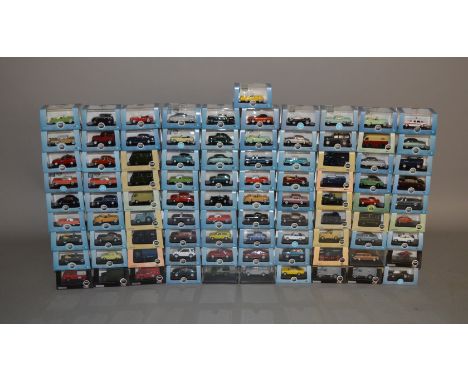 Ninety one Oxford Diecast 1:76 scale models, including some from their Automobile, Omnibus and Fire Series. Boxed, E, ex-shop