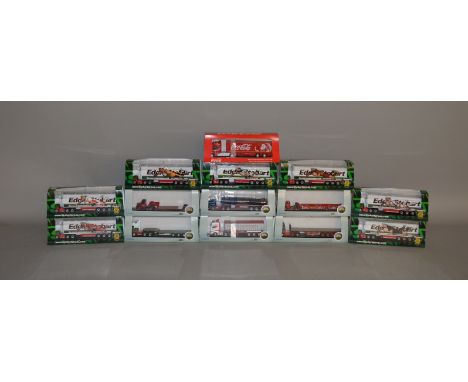 Fourteen Oxford Diecast model lorries, including some from the Haulage series. Boxed and E, ex-shop stock.