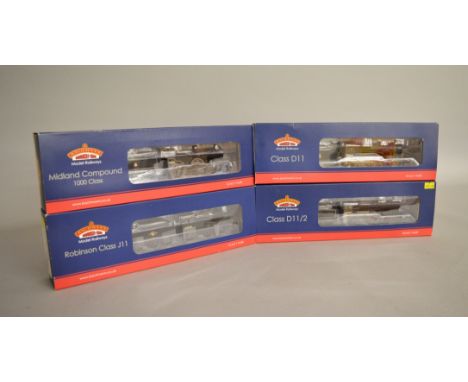 OO Guage Four Bachmann DCC Ready Trains which includes; 31-135 Class D11 62690 The Lady Of The Lake BR Black Early Emblem, 31