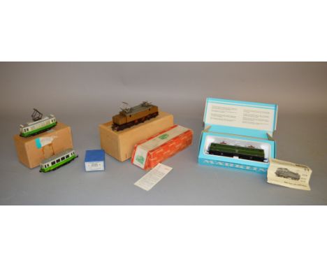 HO Gauge. Two locomotives in original boxes, a Marklin-Hamo #8336 Austrian Electric Locomotive OBB 1141.02, with instruction 