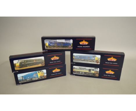 OO Guage Five Bachmann Diesel Locomotives, which include; 32-411 Class 25/2 Diesel BR Green, 32-426 Class 24 Diesel Plain BR 