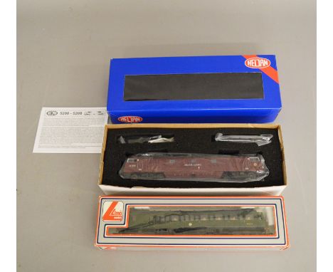 OO Gauge. A Heljan 5200 Western Class Diesel 'D1007 Western Talisman' together with a Lima Class 121 Single Car Unit W55023, 
