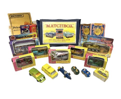 Matchbox - Collector's Mini-Case with twenty-three playworn models; five MOY models Y-3, Y-7, Y-11, Y-12 & Y-13; K101 Battle 