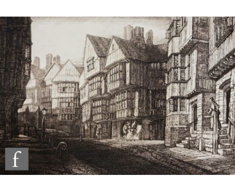 AFTER FREDERICK LANDSEER GRIGGS, RA, RE (1876-1938) - 'Cockayne', etching, a later reprint dated 1975, trial proof, bears ink