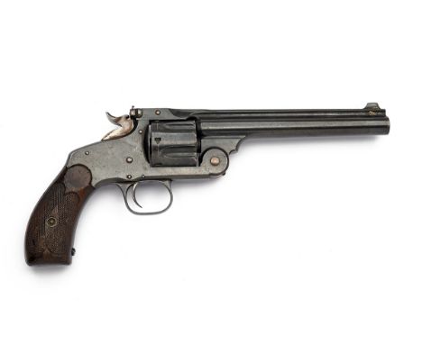 A .44 (RUSSIAN) SMITH & WESSON NEW MODEL No.3 SINGLE-ACTION REVOLVER, serial no. 23295, manufactured pre 1898 but assembled c