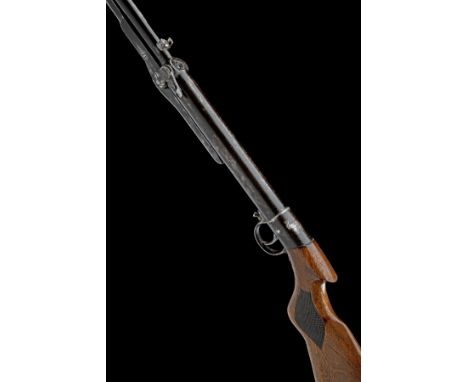 A PRE-WAR .177 HAENAL MODEL IV 'E' UNDER-LEVER AIR-RIFLE, serial no. 1128, serial number a date code for November 1928, with 