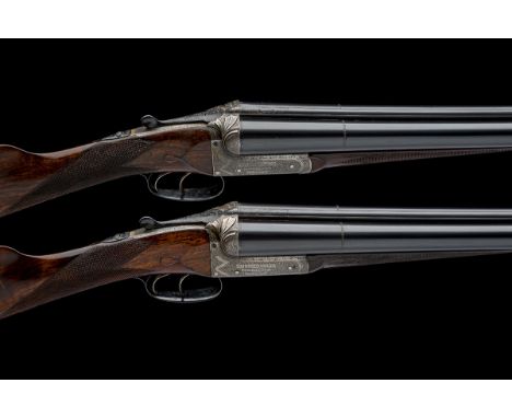 WILLIAM EVANS (FROM PURDEY'S) A PAIR OF 12-BORE BOXLOCK EJECTORS, serial no. 2000 / 1, for 1889, 28in. sleeved nitro barrels 