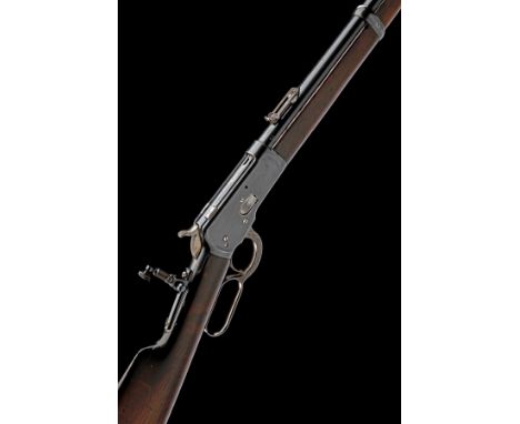 WINCHESTER REPEATING ARMS CO. A .44-40 (W.C.F.) 'MODEL 1892' LEVER-ACTION REPEATING SADDLE-RING CARBINE, RETAILED BY W. KAVAN