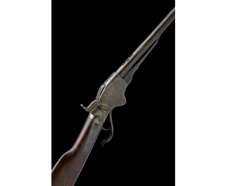 A .56-56 (.52 RIMFIRE) 1865 SPENCER REPEATING CARBINE serial no. 21512, circa 1865 with 20in. six-groove barrel, block and bl