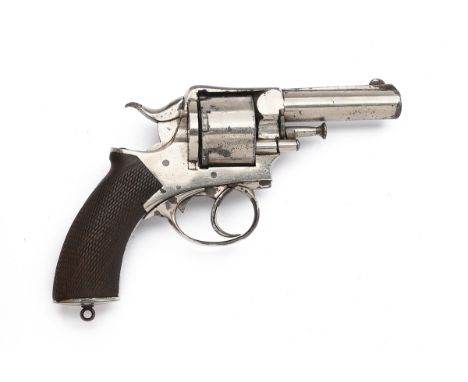 A .450 WEBLEY-STYLE BULLDOG REVOLVER SIGNED GEORGE GIBBS, BRISTOL, serial no. 3146, circa 1885, with nickel-plated 3 1/2in. b