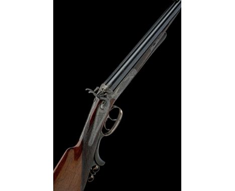 NOWOTNY, PRAGUE A .380 BLACK POWDER EXPRESS (.360 2 1/4in.) DOUBLE-BARRELLED HAMMER RIFLE, serial no 5026, circa 1880, with b
