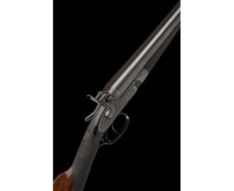JOHN DICKSON & SON A 12-BORE 'SKELETON-ACTION' TOPLEVER HAMMERGUN, serial no. 3574, for 1879, 28in. nitro reproved damascus b