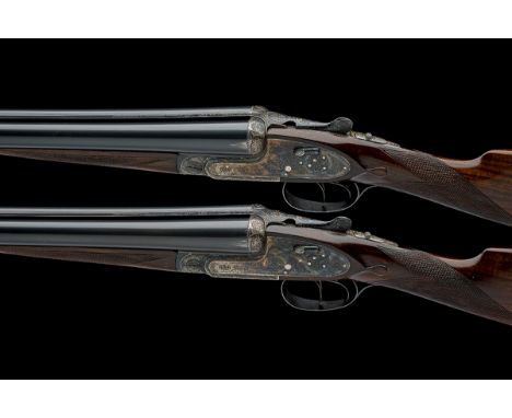 AYA A PAIR OF 12-BORE 'NO.1 MODEL' HAND-DETACHABLE SIDELOCK EJECTORS, serial no. 461297 / 8, circa 1975, 26 3/4in. (68cm) nit