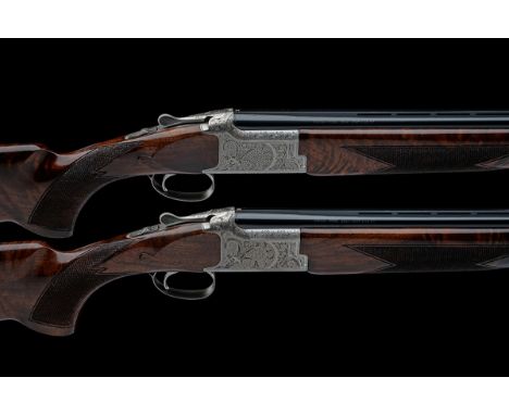 B.C. MIROKU A PAIR OF 20-BORE (3IN.) 'MK60 HIGH PHEASANT' SINGLE-TRIGGER OVER AND UNDER EJECTORS, serial no. 77116ZR / 77117Z