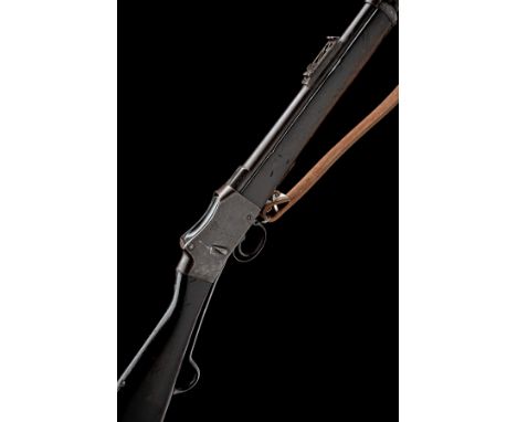 A .577/450 MARTINI-HENRY MARK IV SERVICE RIFLE, SIGNED ENFIELD, no visible serial number, dated 1886, with 32 1/2in. ramp-sig