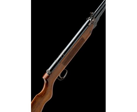 A RARE FIRST MODEL .177 WEBLEY &amp; SCOTT MK3 UNDER-LEVER AIR-RIFLE WITH 'DOUBLE PULL' TRIGGER, serial no. 4290, for 1947- 4