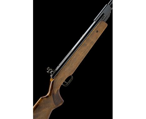 A SCARCE .177 ANSCHUTZ 335 TARGET BREAK-BARREL AIR-RIFLE, serial no. 87781, one of a small number manufactured in the early 1