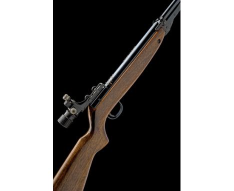 A GOOD LATE MODEL .177 WEBLEY &amp; SCOTT MK3 SUPERTARGET UNDER-LEVER AIR-RIFLE, serial no. F675, for 1975, with blued 18 1/2