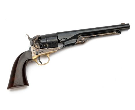 WITH 'COLD MOUNTAIN' MOVIE PROVENANCE AN UBERTI .44 CAL. 'MODEL 1860 ARMY' REPRODUCTION PERCUSSION REVOLVER, serial no. A2705