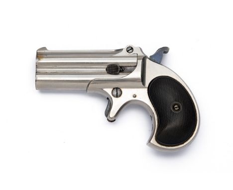 A .41 (RIMFIRE) REMINGTON ARMS CO. DOUBLE DERRINGER VEST PISTOL, batch no. 171, type II (or model 3) variation for between 18