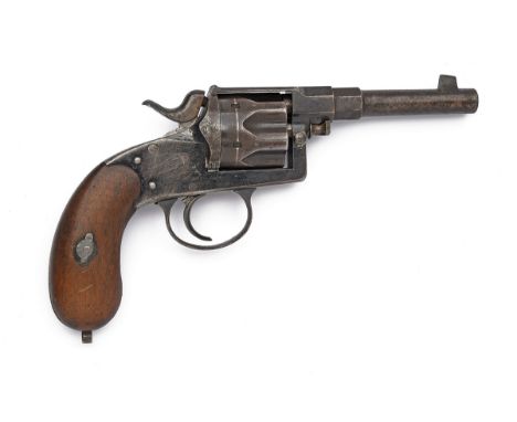 A 10.6mm (B/P) GERMAN MODEL 1883 COMMISSION SERVICE REVOLVER MARKED ERFURT, serial no. 9328, dated for 1894, with stepped oct
