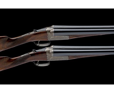 WESTLEY RICHARDS A PAIR OF 12-BORE 1897 PATENT SINGLE-TRIGGER DETACHABLE-LOCK EJECTORS, serial no. 16519 / 20, circa 1903, 28