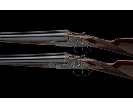 ARRIZABALAGA FOR J. ROBERTS & SON A PAIR OF 12-BORE SELF-OPENING HAND-DETACHABLE SIDELOCK EJECTORS, serial no. 12469 / 70, No