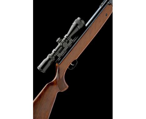 A SCARCE .25 (6.3mm) WEIHRAUCH HW80K BREAK-BARREL AIR-RIFLE, no visible serial number, circa 1993, with blued 16in. sightless