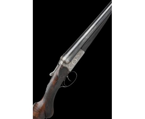 C. G. BONEHILL A 12-BORE BOXLOCK EJECTOR, serial no. 6203, circa 1905, 30in. nitro reproved barrels, file cut rib with banner