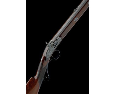 JOSEPH MANTON, LONDON AN EXTREMELY FINE 24-BORE TUBELOCK PERCUSSION SPORTING RIFLE, serial no. 6410, for 1814 and converted b