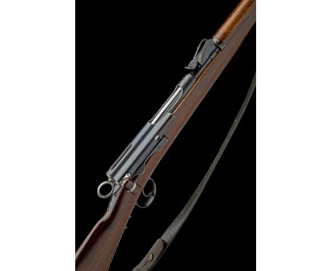 A 7.5x53mm (SWISS) SCHMIDT RUBIN M1889 CADET RIFLE, serial no. 2651, circa 1890, with 23 1/2in. barrel, dove-tailed blade for