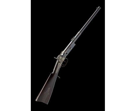 A .55 GREENE'S PATENT BRITISH ISSUE CAPPING BREECH-LOADING CARBINE SIGNED MASSACHUSETTS ARMS CO., serial no. 221, dated for 1
