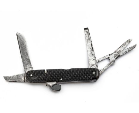 A RARE LATE VICTORIAN PATENT VETERINARY KNIFE BY BROOKES & CROOKES, SHEFFIELD, circa 1865, approximately 4 1/2in. closed with