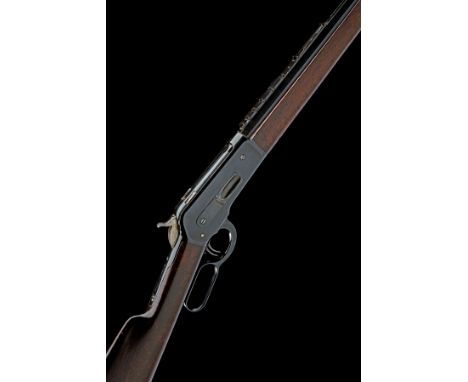 WINCHESTER REPEATING ARMS CO. A .45-90 (WIN.) 'MODEL 1886' LEVER-ACTION REPEATING RIFLE, serial no. 114963, for 1898, 26in. n