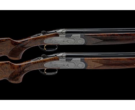 THE PROPERTY OF NIGEL MANSELL CBE P. BERETTA A PAIR OF 20-BORE (3IN.) 'MOD. 687EELL' SIDEPLATED SINGLE-TRIGGER OVER AND UNDER