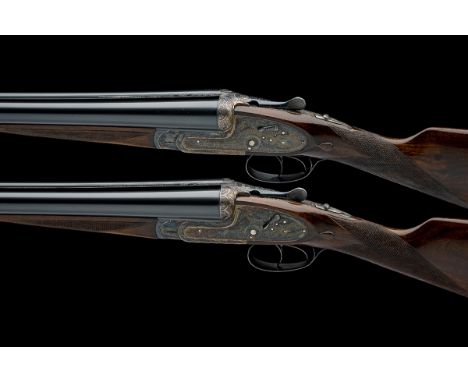 AYA A COMPOSED PAIR OF 12-BORE 'NO.2 MODEL' HAND-DETACHABLE SIDELOCK EJECTORS, serial no. 567613 / 567626, dated 1982, 28in. 