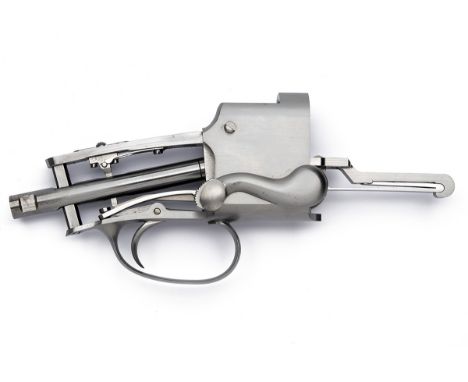 STEVEN EARLE PRODUCTS AN IN-THE-WHITE FRASER STYLE SIDELEVER FALLING-BLOCK RIFLE ACTION, serial no. 1945, pre-2019 design wit