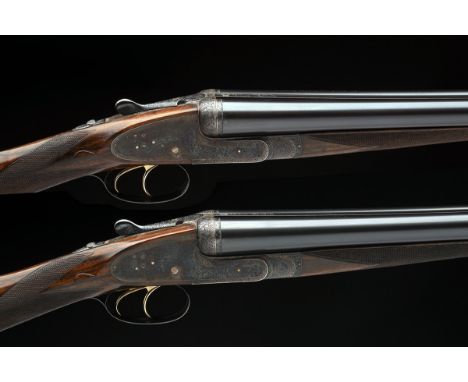 HOLLAND & HOLLAND A PAIR OF LIGHTWEIGHT 12-BORE 'ROYAL BREVIS' SELF-OPENING SIDELOCK EJECTORS, serial no. 33136 / 7, for 1936