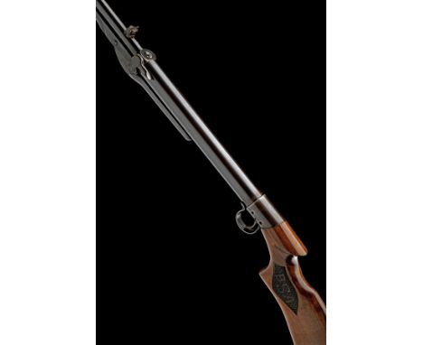 A SCARCE .22 BSA 'T' PREFIX UNDER-LEVER AIR-RIFLE, serial no. T5372, for 1939, with expertly reblued 19 1/4in. barrel, dove-t