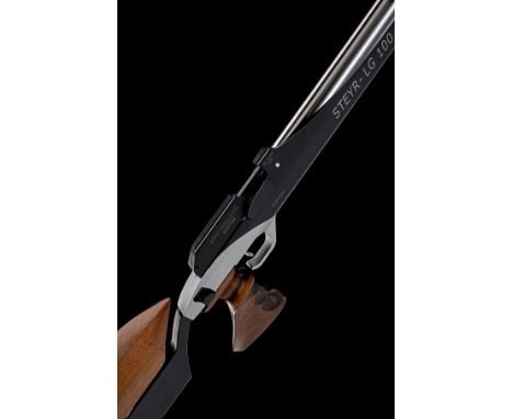 A LEFT-HANDED .177 STEYR MANNLICHER MODEL LG100 TARGET AIR-RIFLE, serial no. 1513, circa 2010, with polished stainless steel 